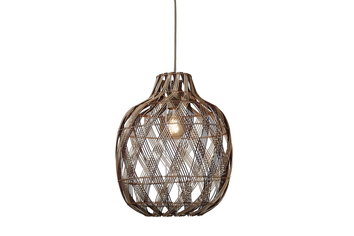 Suspension Mandoza en bamboo au design naturel par Good & Mojo