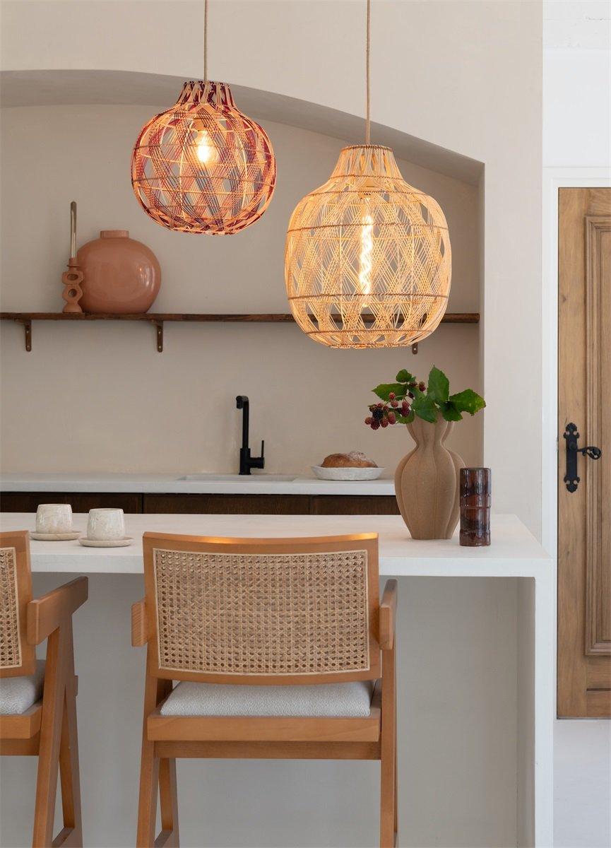 Suspension Mandoza en bamboo au design naturel par Good & Mojo Suspension Mandoza en bamboo au design naturel par Good & Mojo