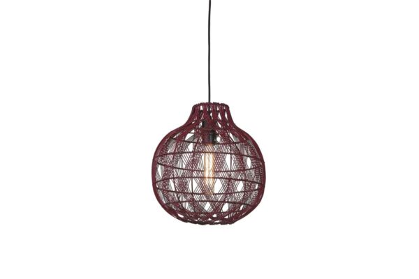 Luminaire bambou : suspensions et lampes en bambou naturel Suspension Mandoza en bamboo au design naturel par Good & Mojo