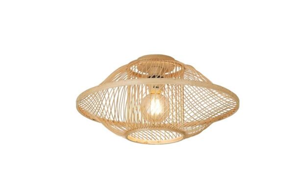 Plafonnier Maui en bamboo au design naturel par Good & Mojo