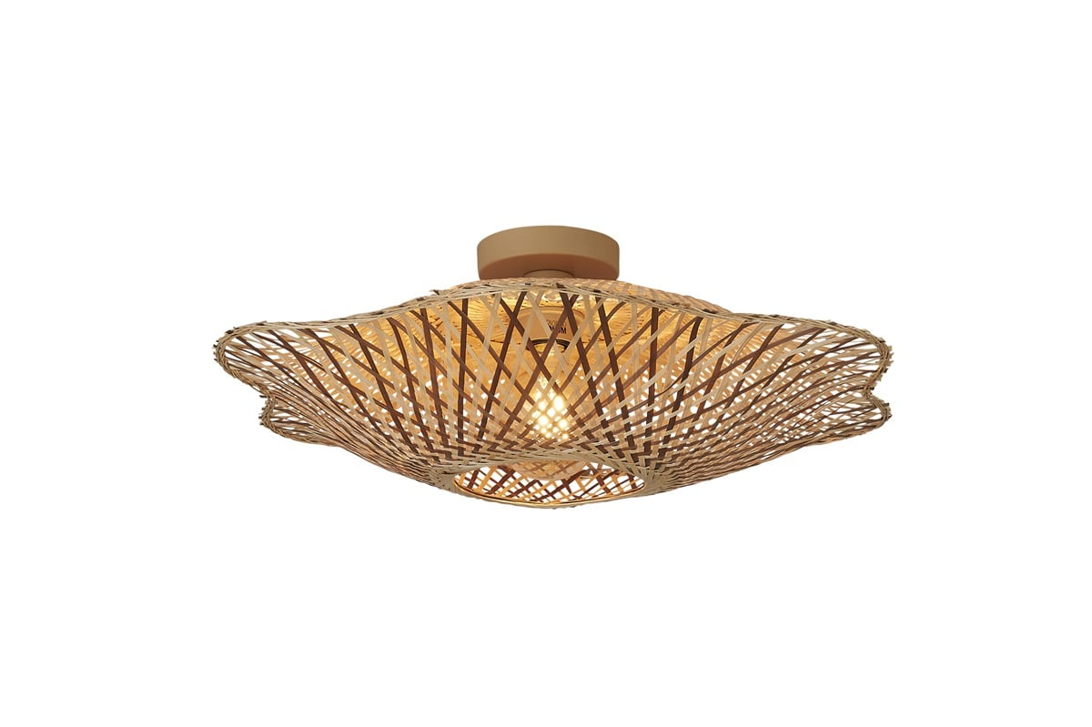 Plafonnier Madura en bamboo au design naturel par Good & Mojo