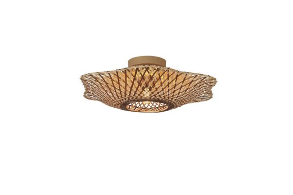 Plafonnier Madura en bamboo au design naturel par Good & Mojo