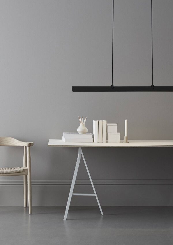 Suspension linéaire Fold G2 dimmable avec éclairage haut et bas au design contemporain par Belid