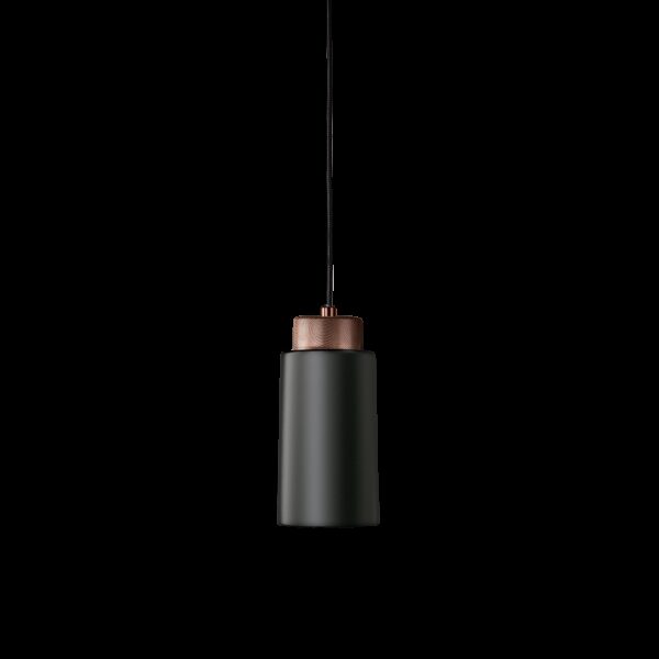 Suspension Edge dimmable base en métal en forme de tube au design contemporain par Herstal