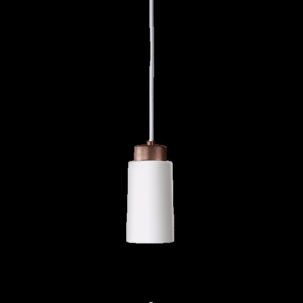 Suspension Edge dimmable base en métal en forme de tube au design contemporain par Herstal