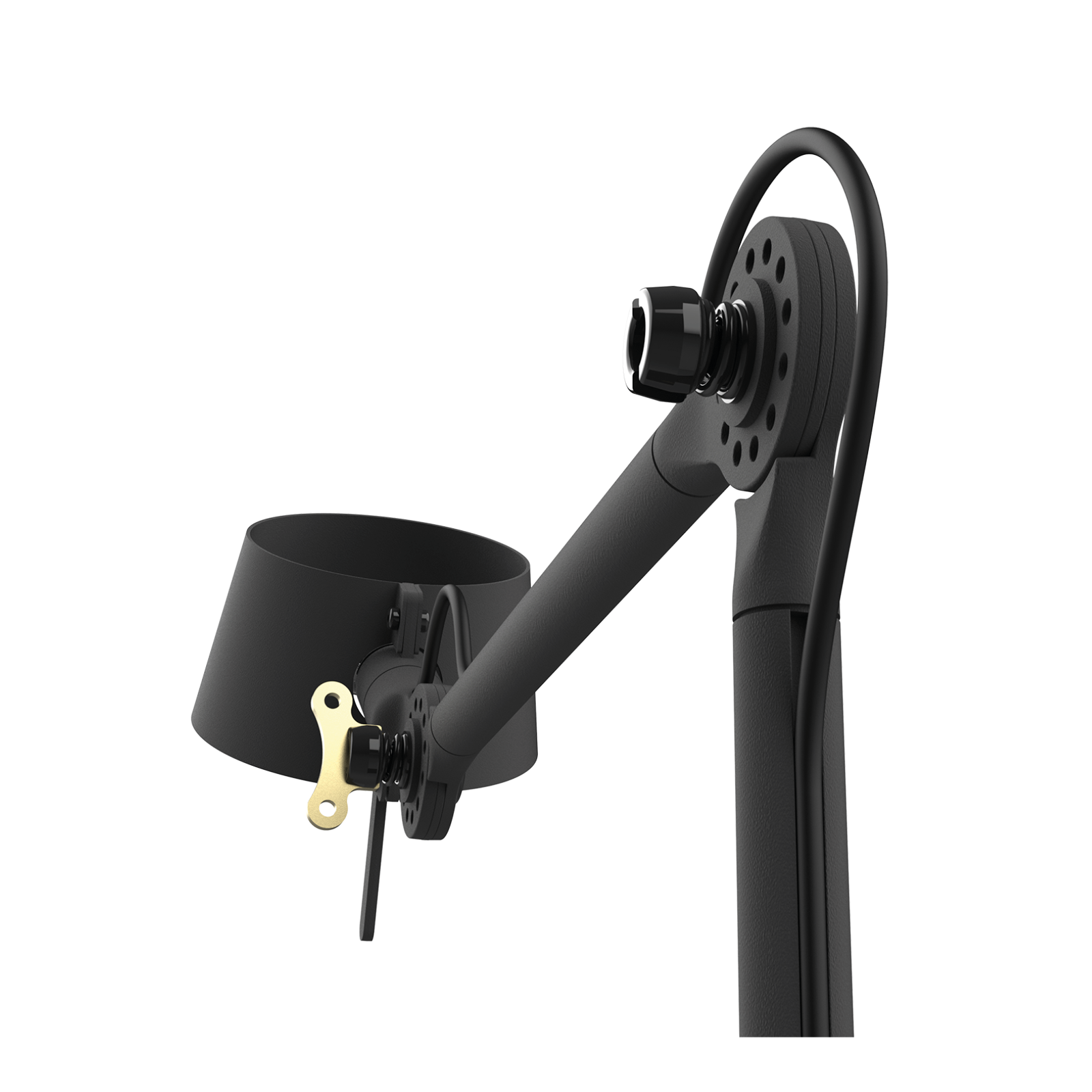 Lampe à poser BOLT10 câble noir au design minimaliste par Anton de Groof X Tonone