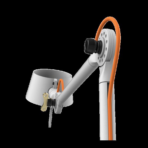 Lampe à poser BOLT10 câble orange au design minimaliste par Anton de Groof X Tonone