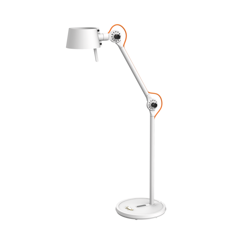 Lampe à poser BOLT10 câble orange au design minimaliste par Anton de Groof X Tonone