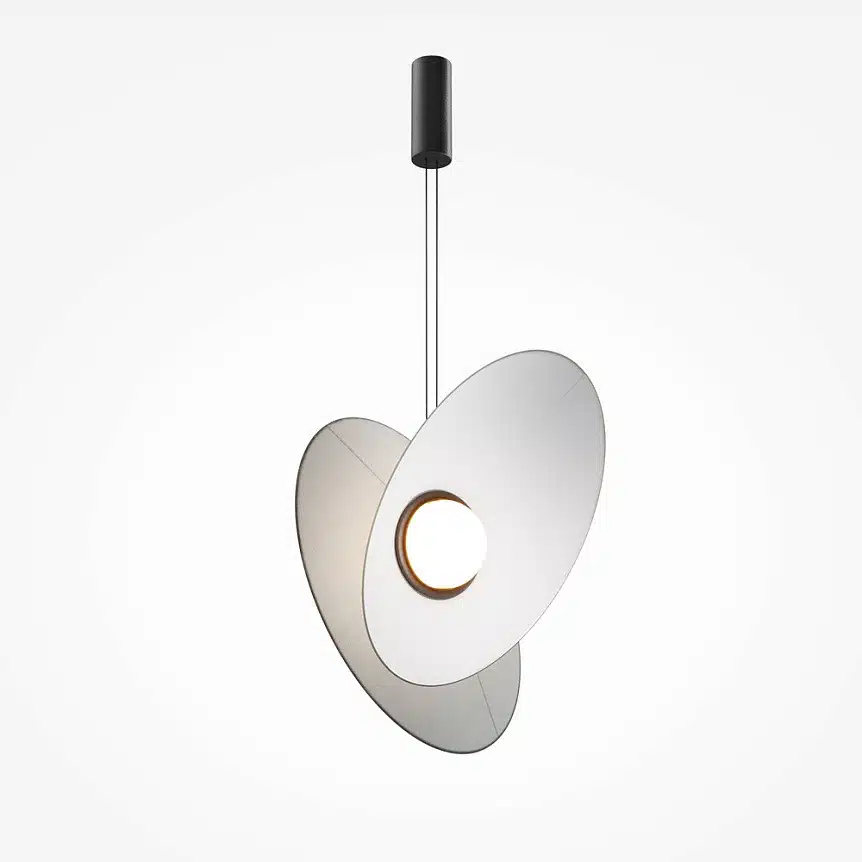 Suspension Evolution en aluminium et tissu par Alexey Danilin x Maytoni