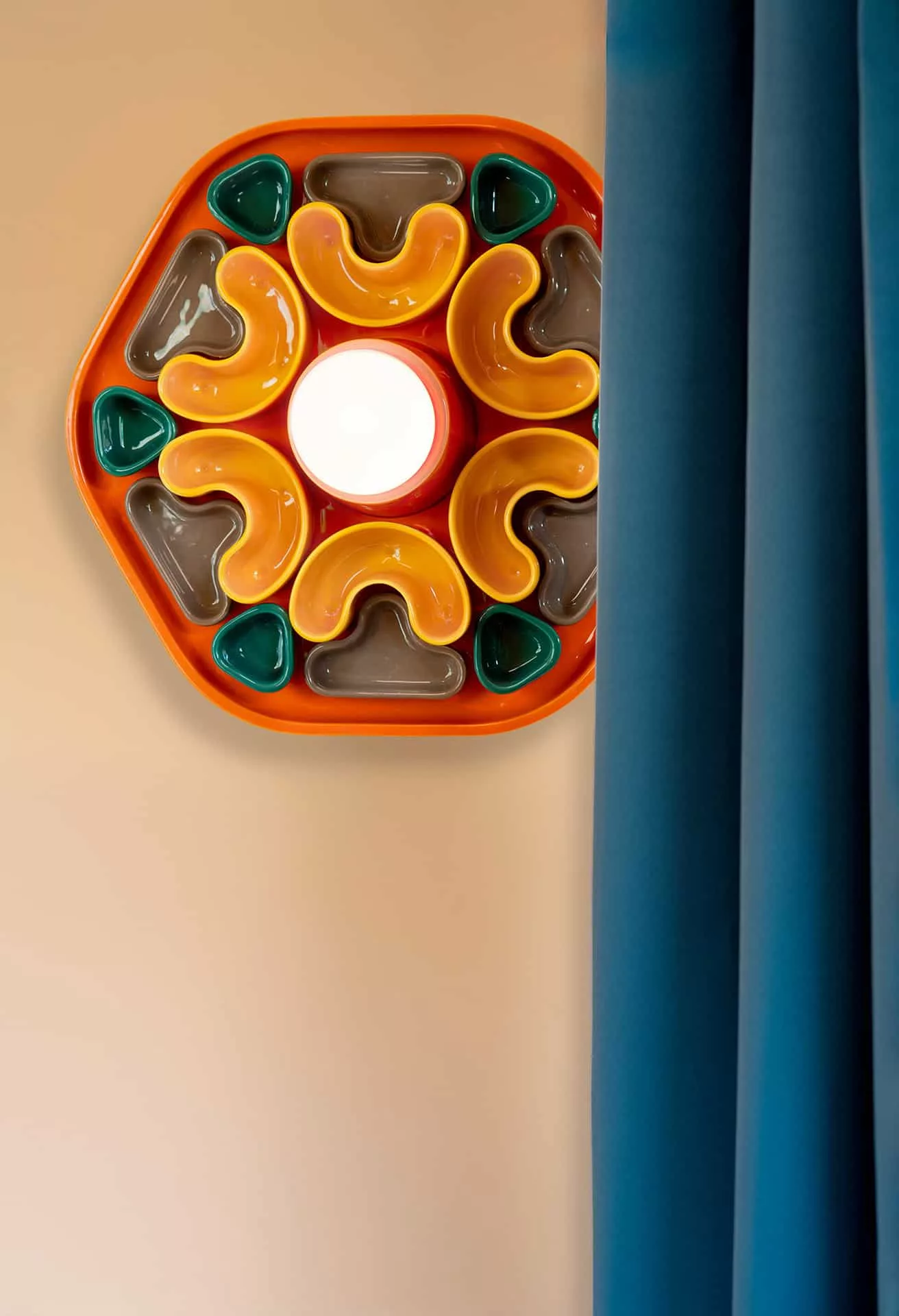 Applique murale Phytia en céramique par Ferroluce Applique murale Phytia en céramique par Ferroluce
