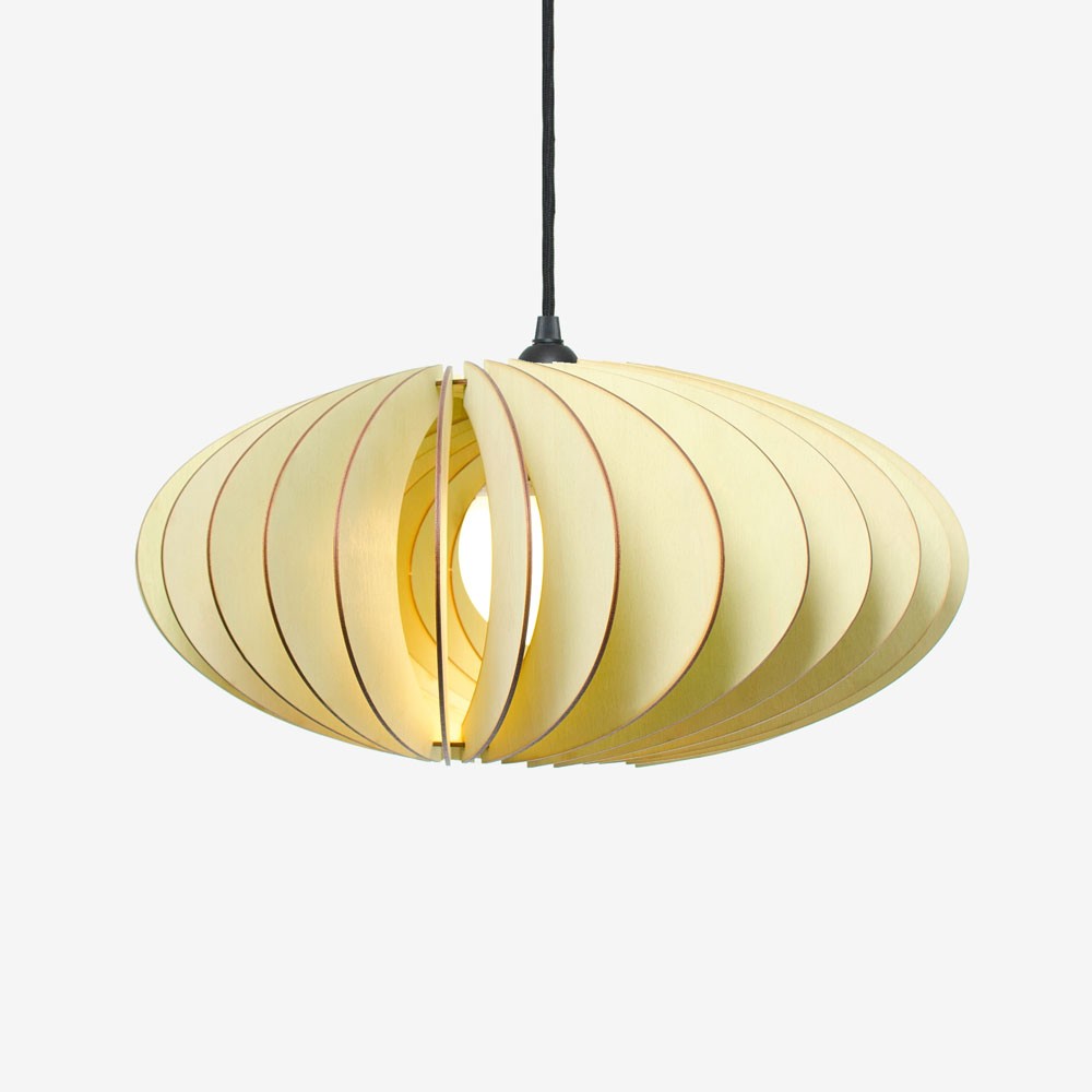 Suspension en forme de nuage NEFI Ø46cm découpée au laser en bouleau naturel par IUMI Design Suspension en forme de nuage NEFI Ø46cm découpée au laser en bouleau naturel par IUMI Design