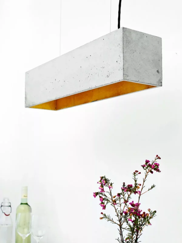 Suspension B4 Beton - Interieur Or