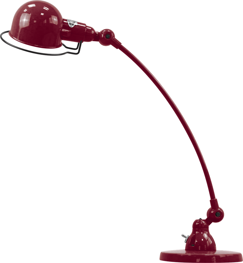 Lampe à poser courbée Signal SIC400 au design industriel en métal par Jieldé Lampe à poser courbée Signal SIC400 au design industriel en métal par Jieldé