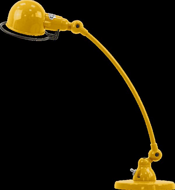 Lampe à poser courbée Signal SIC400 au design industriel en métal par Jieldé