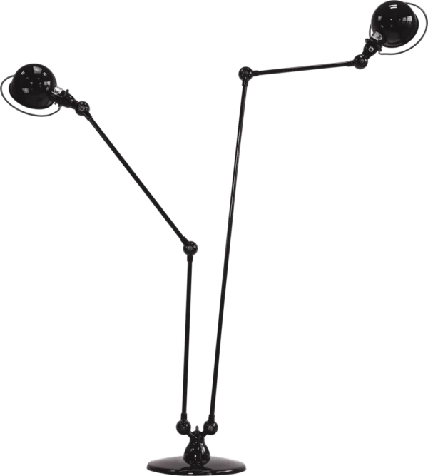 Lampadaire double Loft DD7460 au design industriel en métal par Jieldé