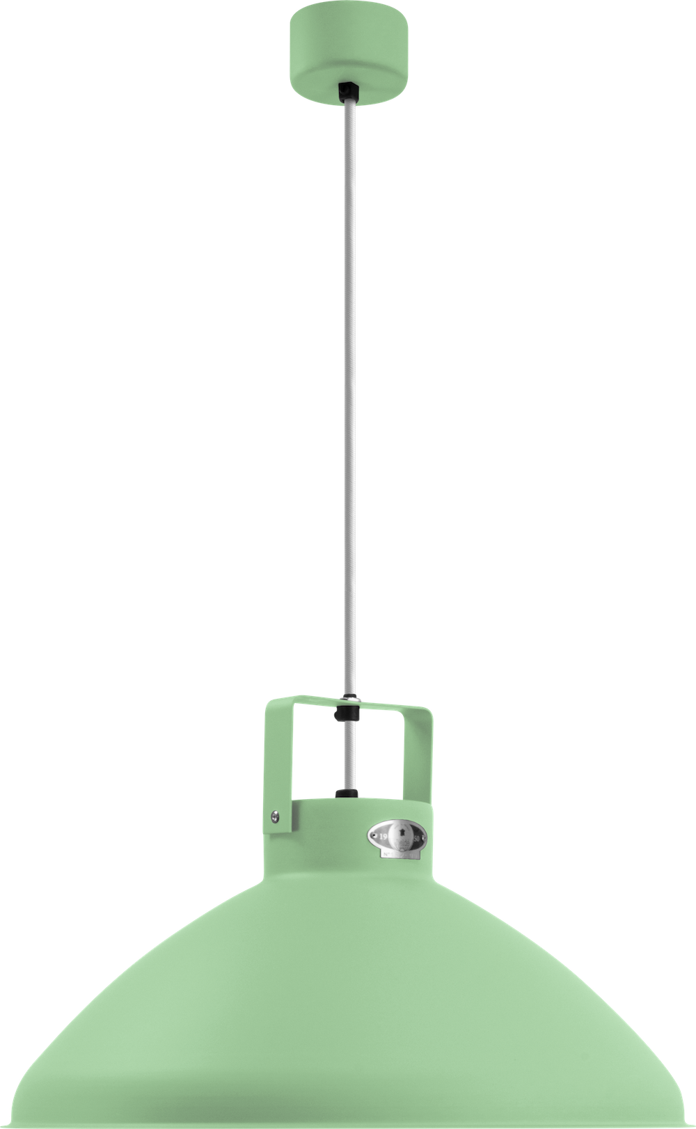 Suspension Beaumont B360 Ø45 cm au design industriel en métal par Jieldé