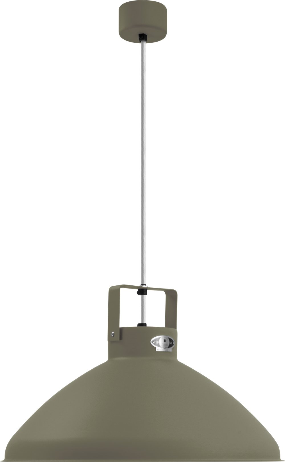Suspension Beaumont B360 Ø45 cm au design industriel en métal par Jieldé Suspension Beaumont B360 Ø45 cm au design industriel en métal par Jieldé