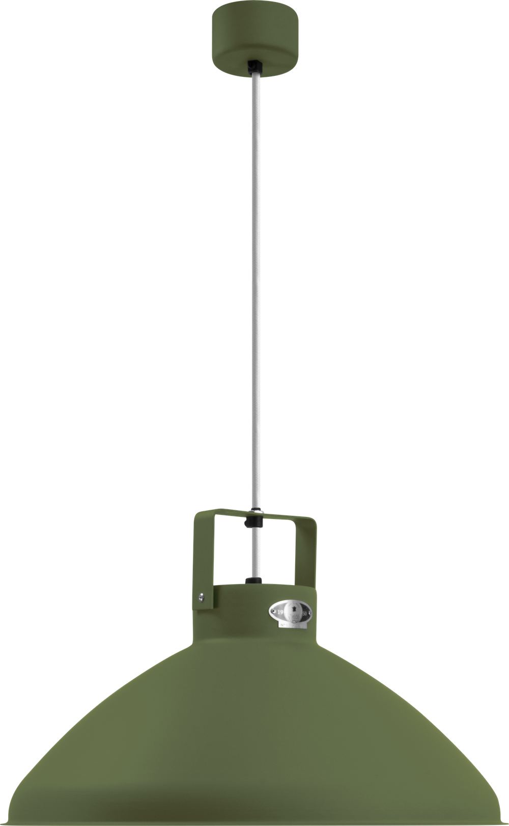 Suspension Beaumont B360 Ø45 cm au design industriel en métal par Jieldé Suspension Beaumont B360 Ø45 cm au design industriel en métal par Jieldé
