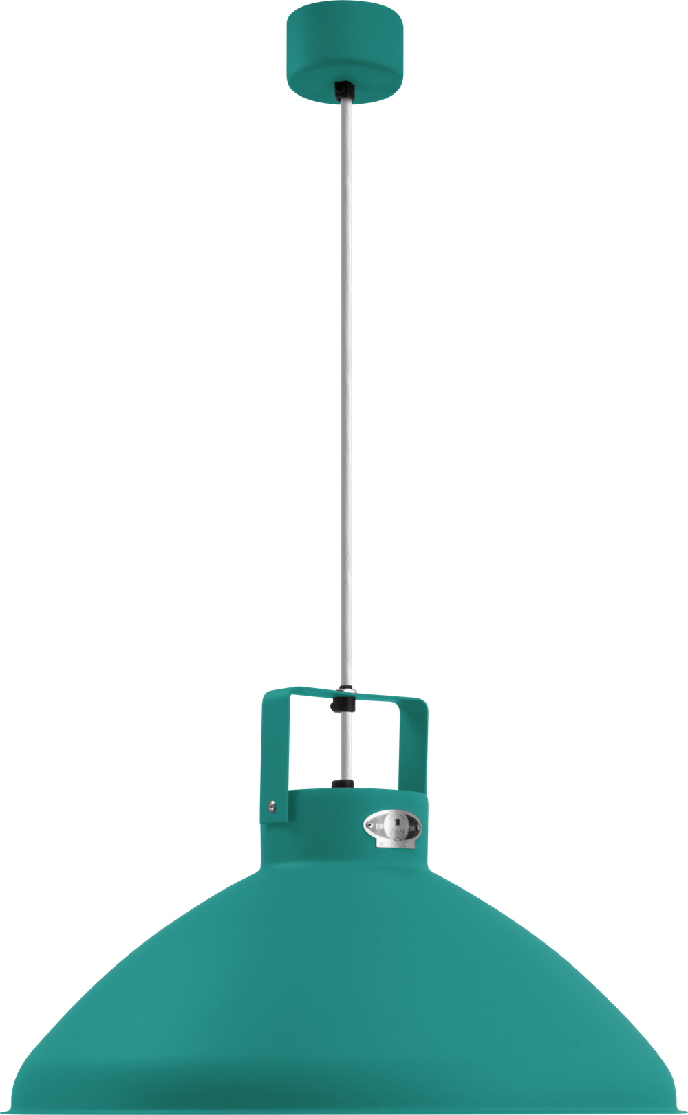 Suspension Beaumont B360 Ø45 cm au design industriel en métal par Jieldé Suspension Beaumont B360 Ø45 cm au design industriel en métal par Jieldé
