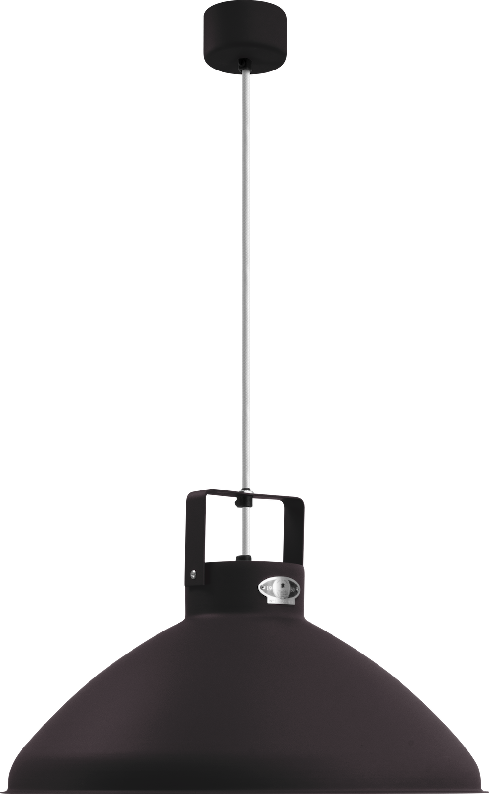 Suspension Beaumont B360 Ø45 cm au design industriel en métal par Jieldé Suspension Beaumont B360 Ø45 cm au design industriel en métal par Jieldé