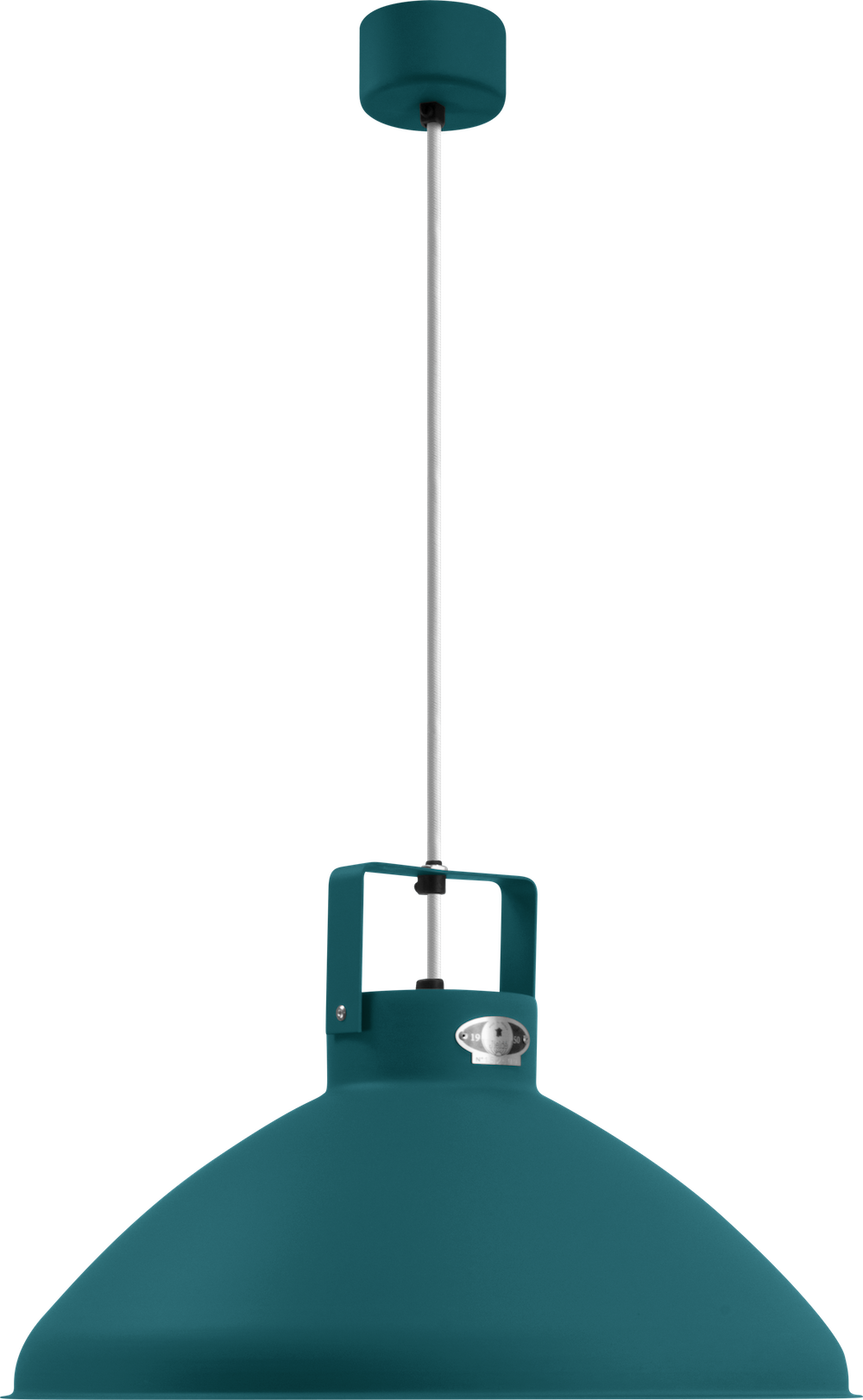 Suspension Beaumont B360 Ø45 cm au design industriel en métal par Jieldé Suspension Beaumont B360 Ø45 cm au design industriel en métal par Jieldé