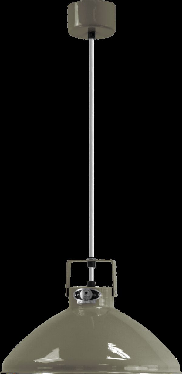 Suspension Beaumont B240 Ø30cm au design industriel en métal par Jieldé