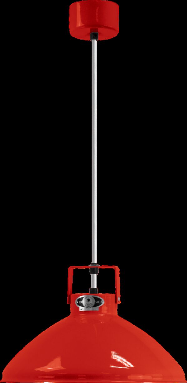 Suspension Beaumont B240 Ø30cm au design industriel en métal par Jieldé