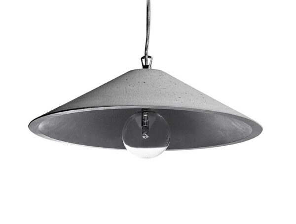 Suspension conique en béton Mons 45 au design industriel par Urbi et Orbi