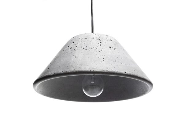 Suspension en béton conique Mons 280 au design industriel par Urbi et Orbi