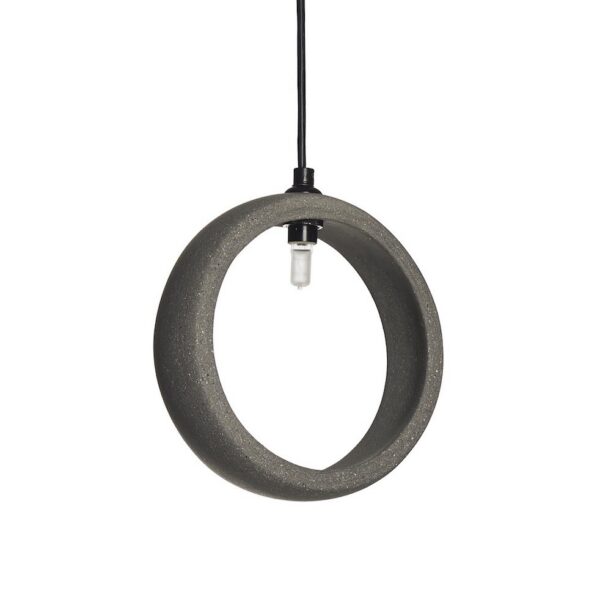 Suspension ronde en béton Ghetto C au design industriel par Urbi et Orbi