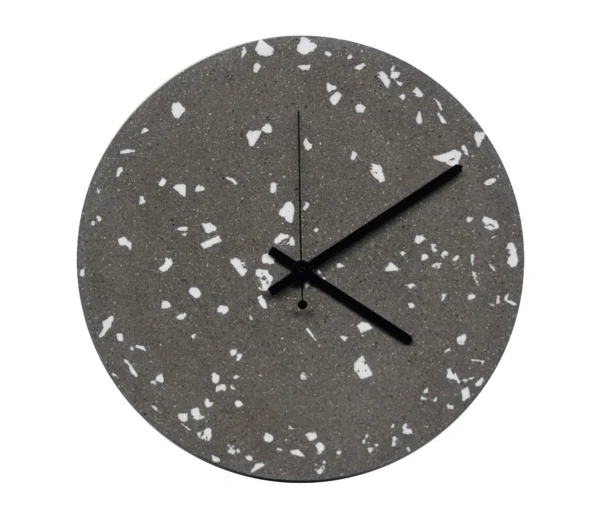 Horloge design Tempus 32 Terrazzo en béton par Urbi et Orbi