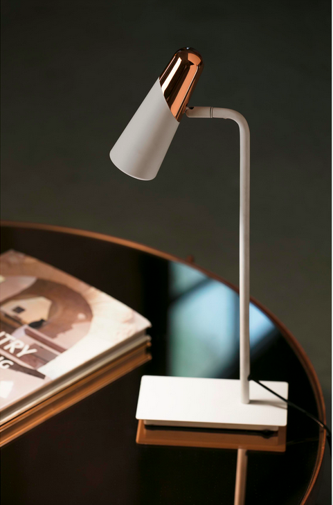 Lampe à poser au design minimaliste Lao Led en métal par Nahtrang