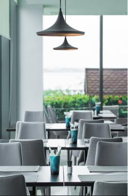 Suspension design Carmen LED 24W en aluminium au design contemporain Suspension design Carmen LED 24W en aluminium au design contemporain