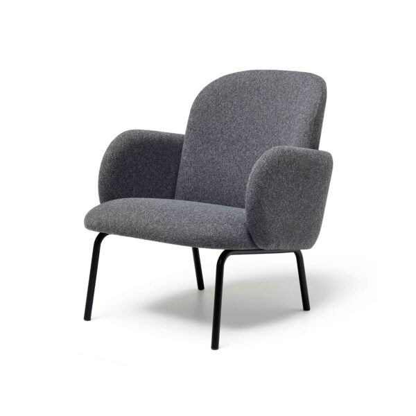 Fauteuil design en feutre Dost avec accoudoirs par Rianne Koens X Puik Art