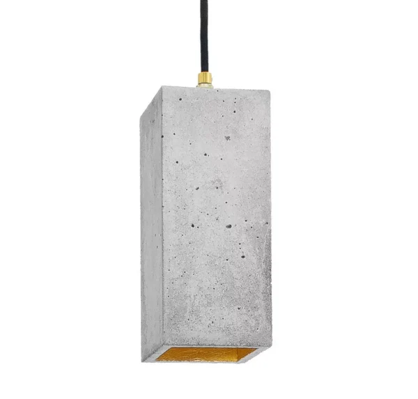 Suspension Design B2 Rectangular en béton par Stefan Gant x Gant light