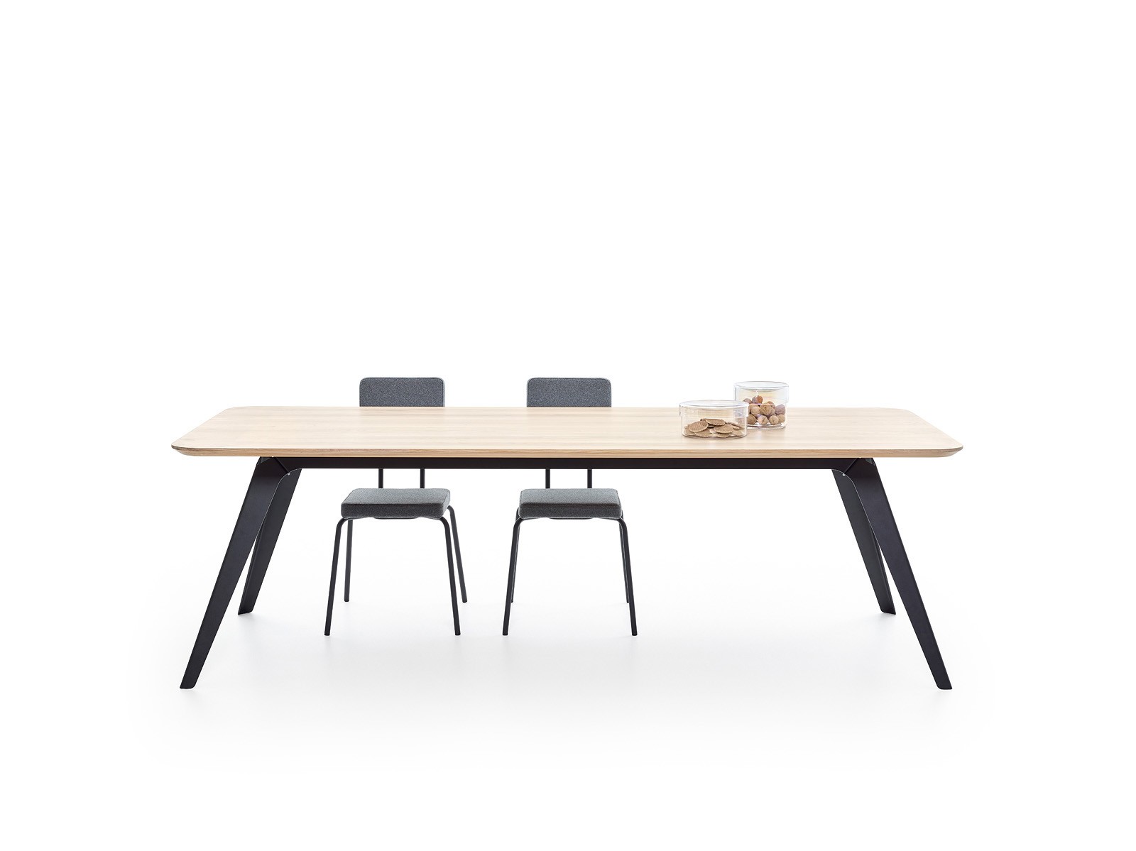 Table à manger design Fold 240×100 en bois de chêne et acier par Bas Vellekoop X Puik Art Table à manger design Fold 240×100 en bois de chêne et acier par Bas Vellekoop X Puik Art