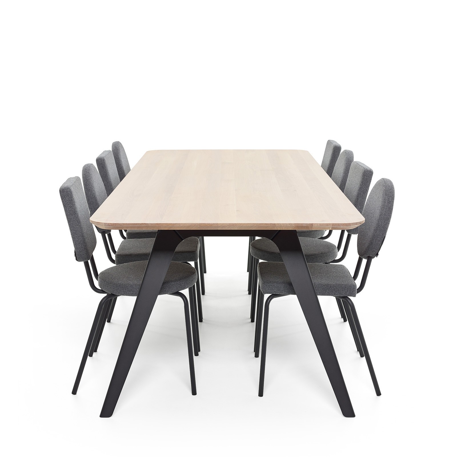Table à manger design Fold 240×100 en bois de chêne et acier par Bas Vellekoop X Puik Art Table à manger design Fold 240×100 en bois de chêne et acier par Bas Vellekoop X Puik Art