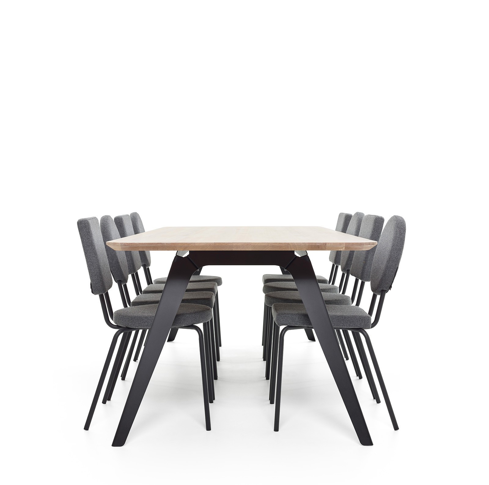 Table à manger design Fold 240×100 en bois de chêne et acier par Bas Vellekoop X Puik Art Table à manger design Fold 240×100 en bois de chêne et acier par Bas Vellekoop X Puik Art