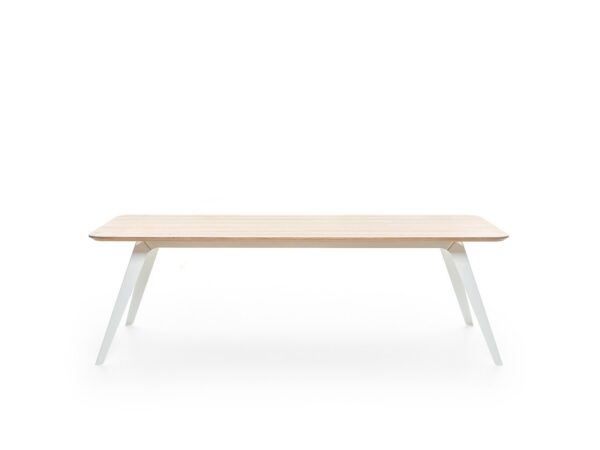 Table à manger design Fold 200×95 en bois de chêne et acier par Bas Vellekoop X Puik Art