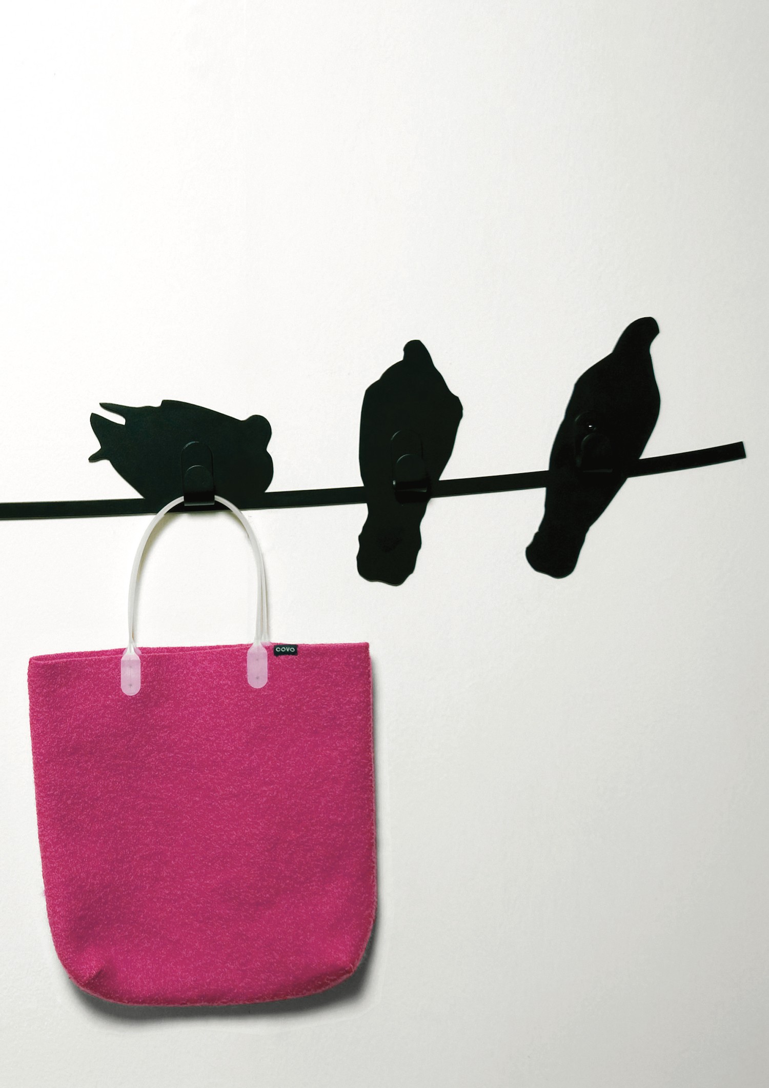 Patère murale BIRDS ON WIRE oiseaux sur un fil de fer par Harry Allen  X Covo design