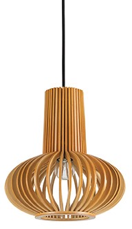 Suspension scandinave Lamello 2 en bois naturel pour un design scandinave