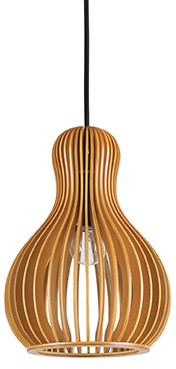 Suspension scandinave Lamello 3 en bois naturel pour un design scandinave