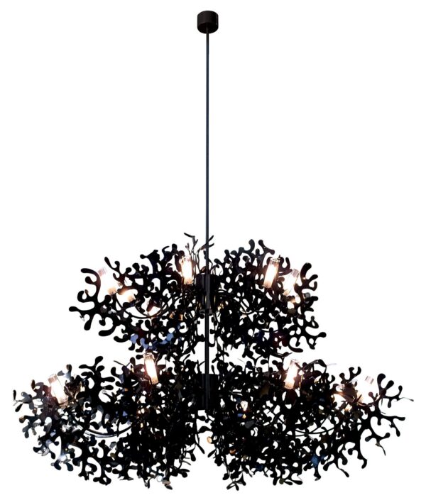 Suspension Supercoral 16L Ø140 cm par Villa Tosca Design X Lumen Center Italia