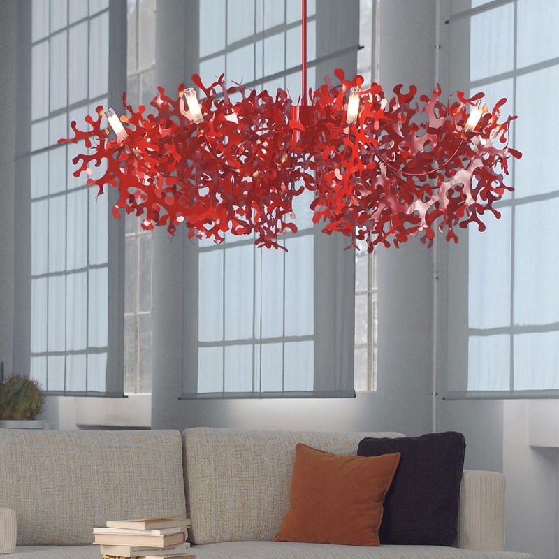 Suspension Supercoral 8L Ø140 cm par Villa Tosca Design X Lumen Center Italia Suspension Supercoral 8L Ø140 cm par Villa Tosca Design X Lumen Center Italia