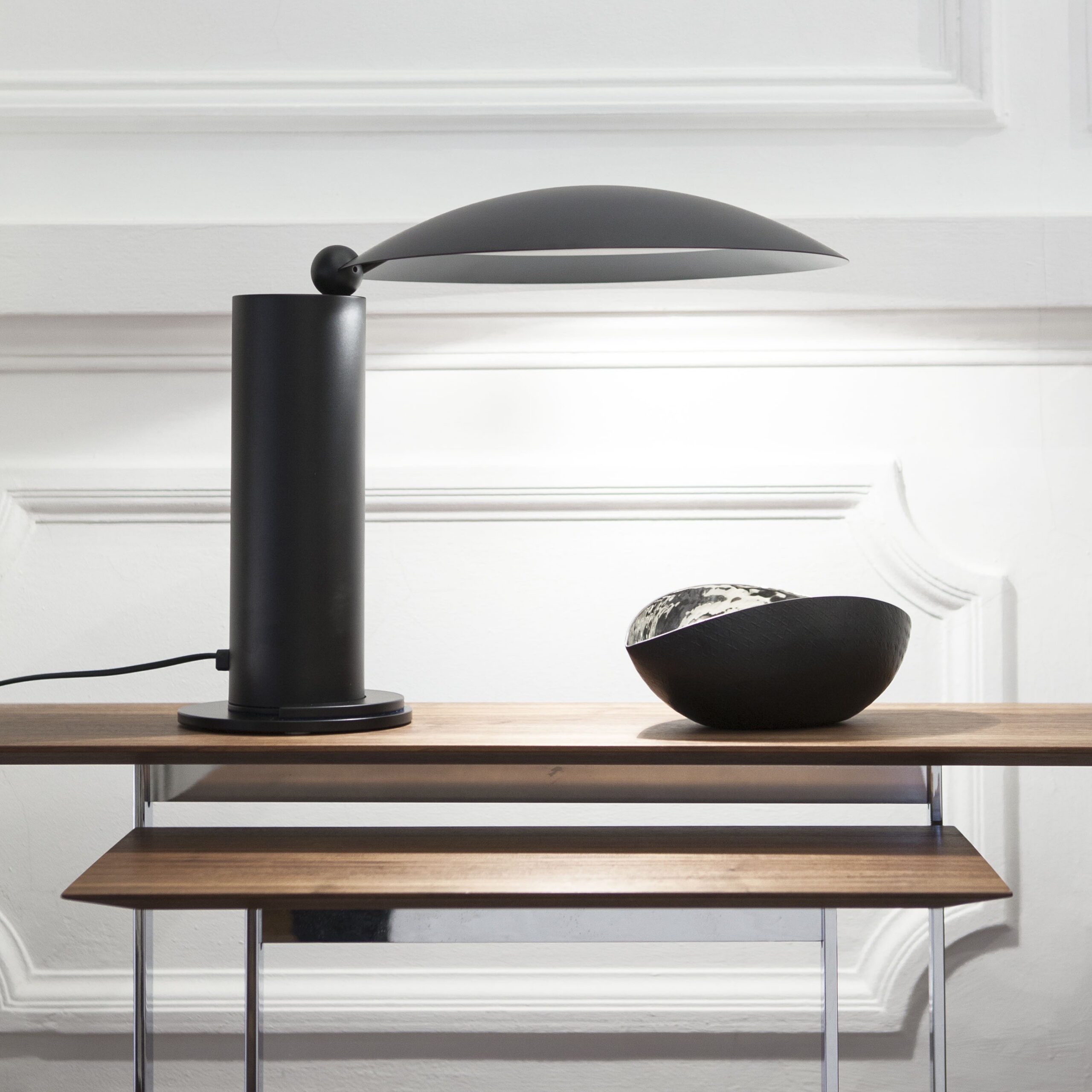 Lampe de table Washington LED Réédition 1983 par Jean-Michel Wilmotte pour Lumen center Italia
