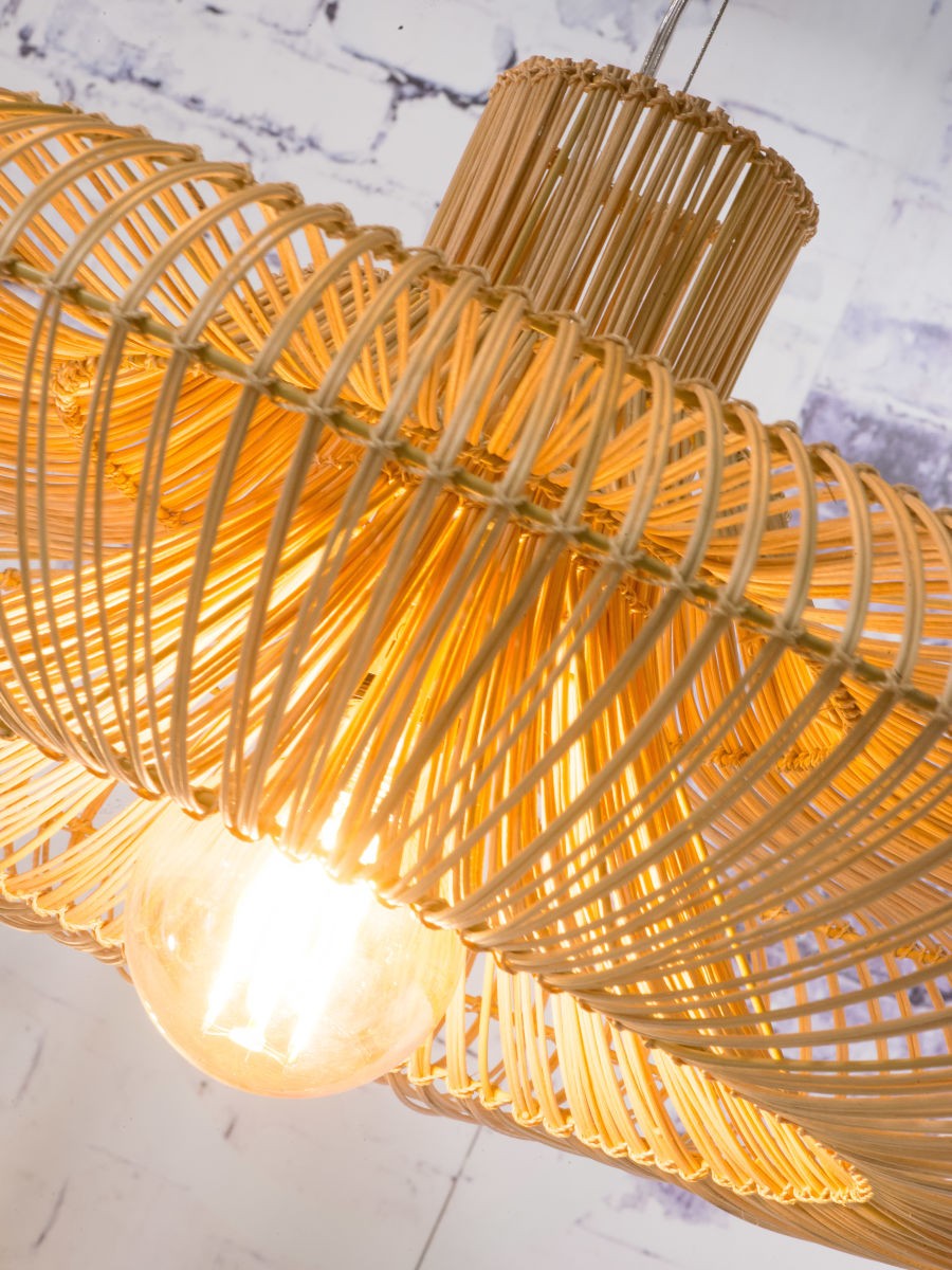 Suspension Kalahari Ø70 cm en rotin naturel au design naturel par Good & Mojo Suspension Kalahari Ø70 cm en rotin naturel au design naturel par Good & Mojo